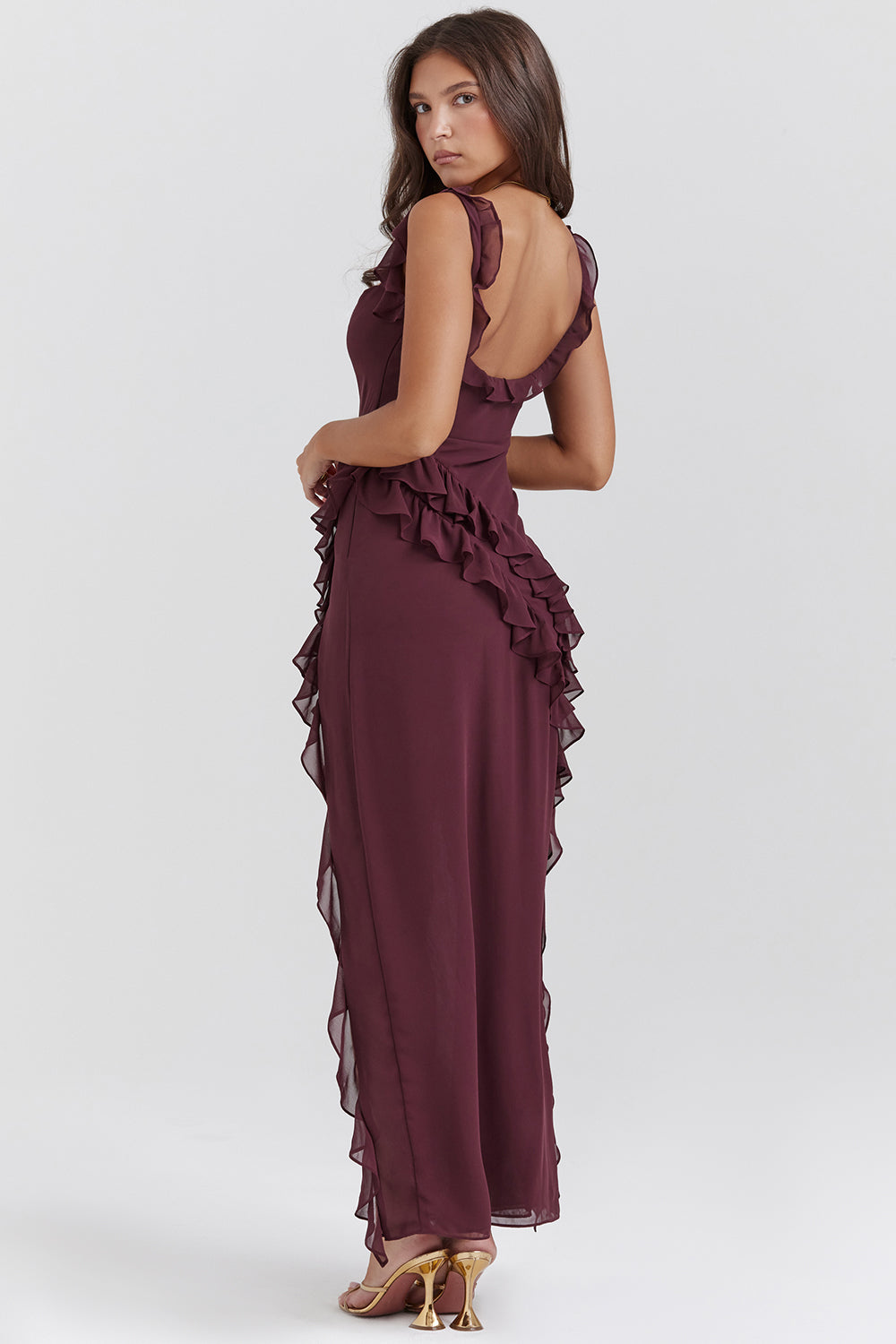 Vestido Alicia com folhos