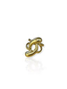 Anel com gotas cruzadas dourado