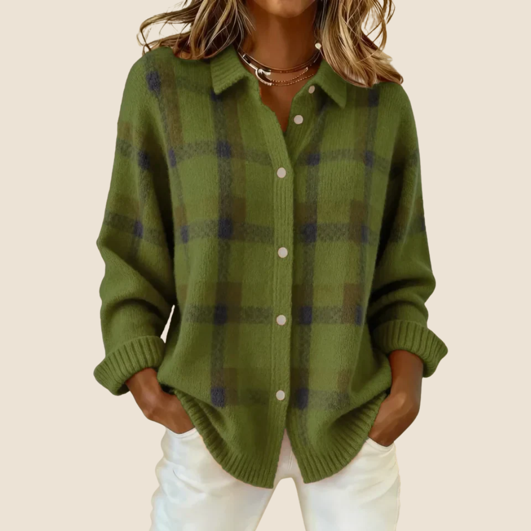 Camisola de malha macia