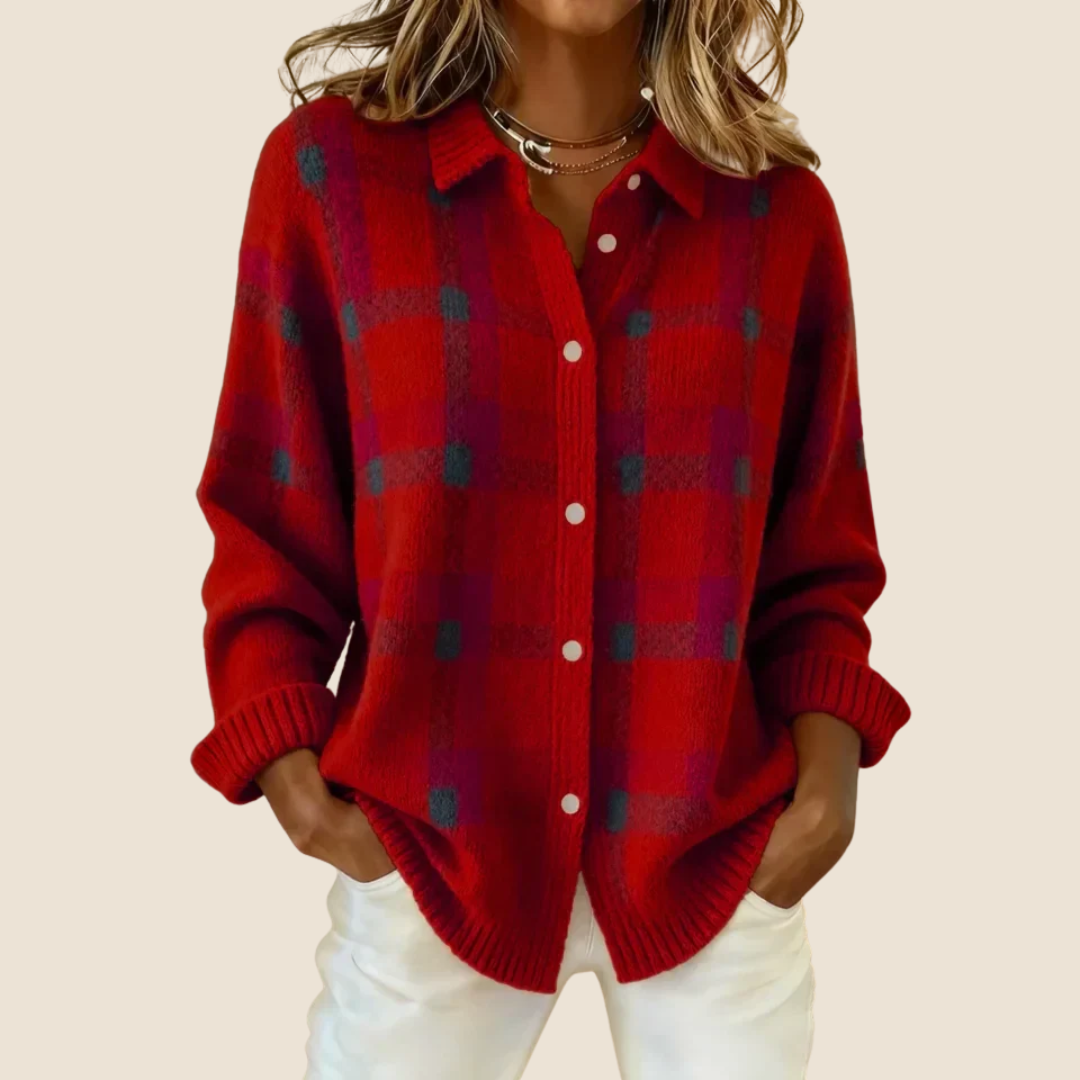 Camisola de malha macia