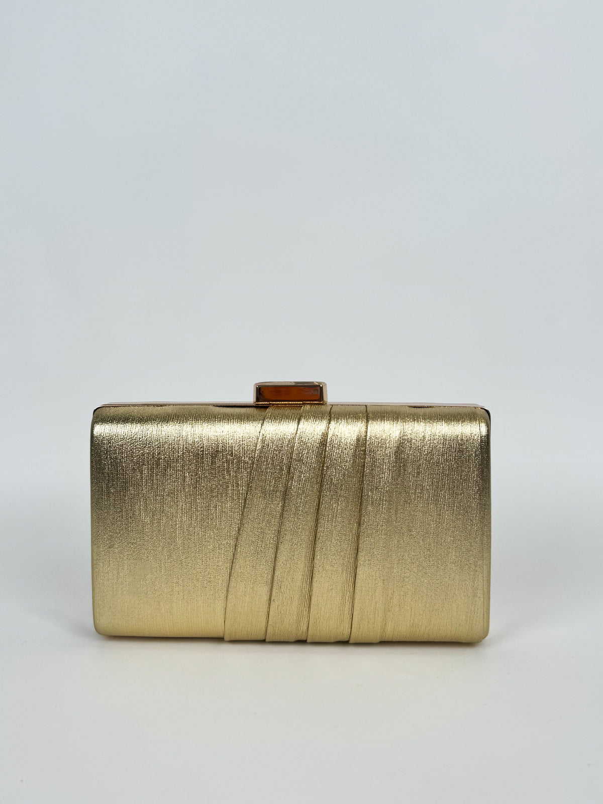 Clutch com faixas douradas