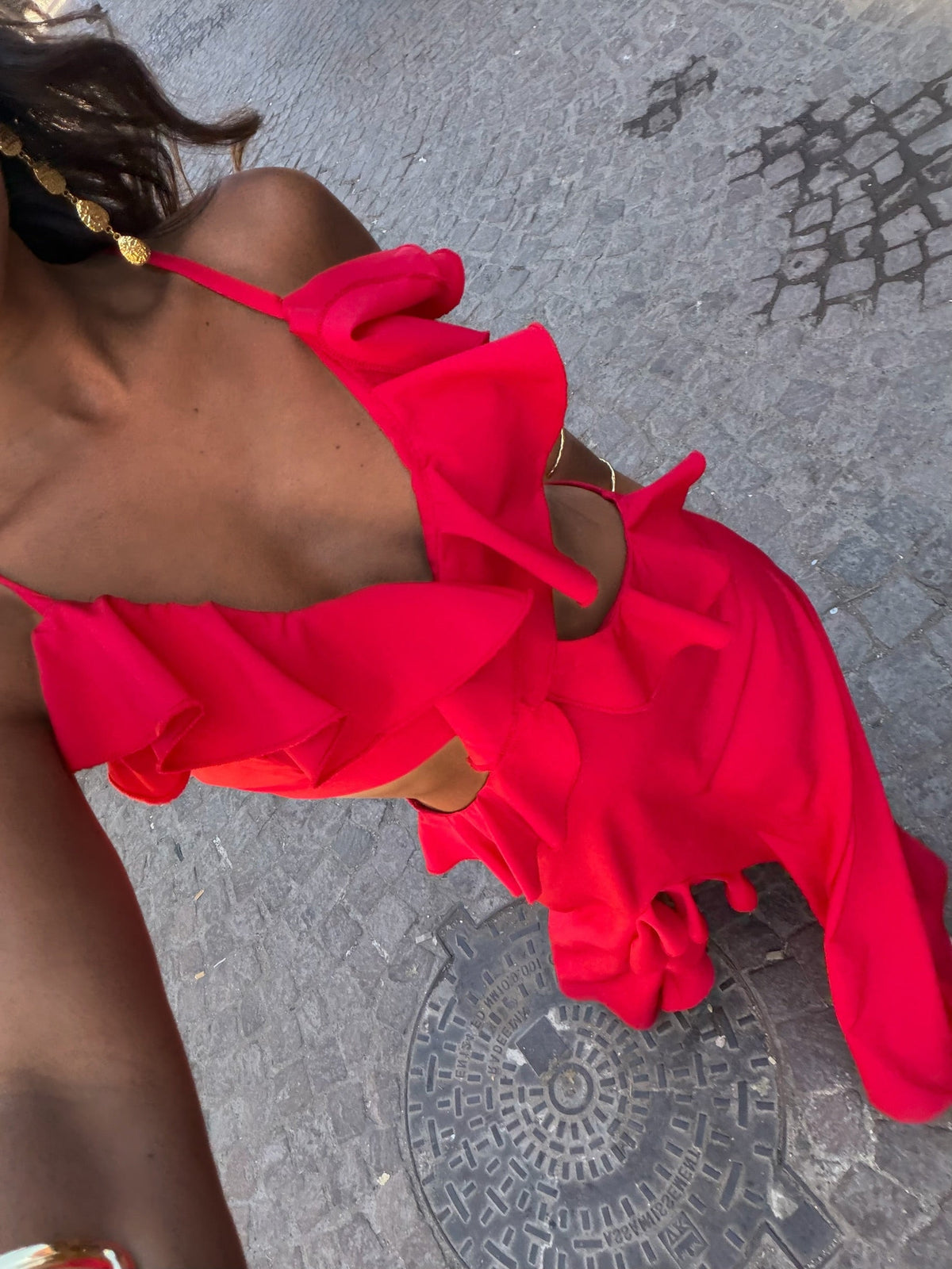 Vestido Tanger vermelho