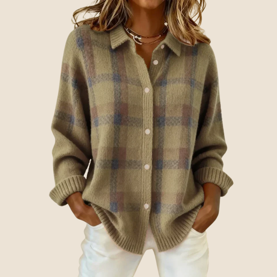 Camisola de malha macia