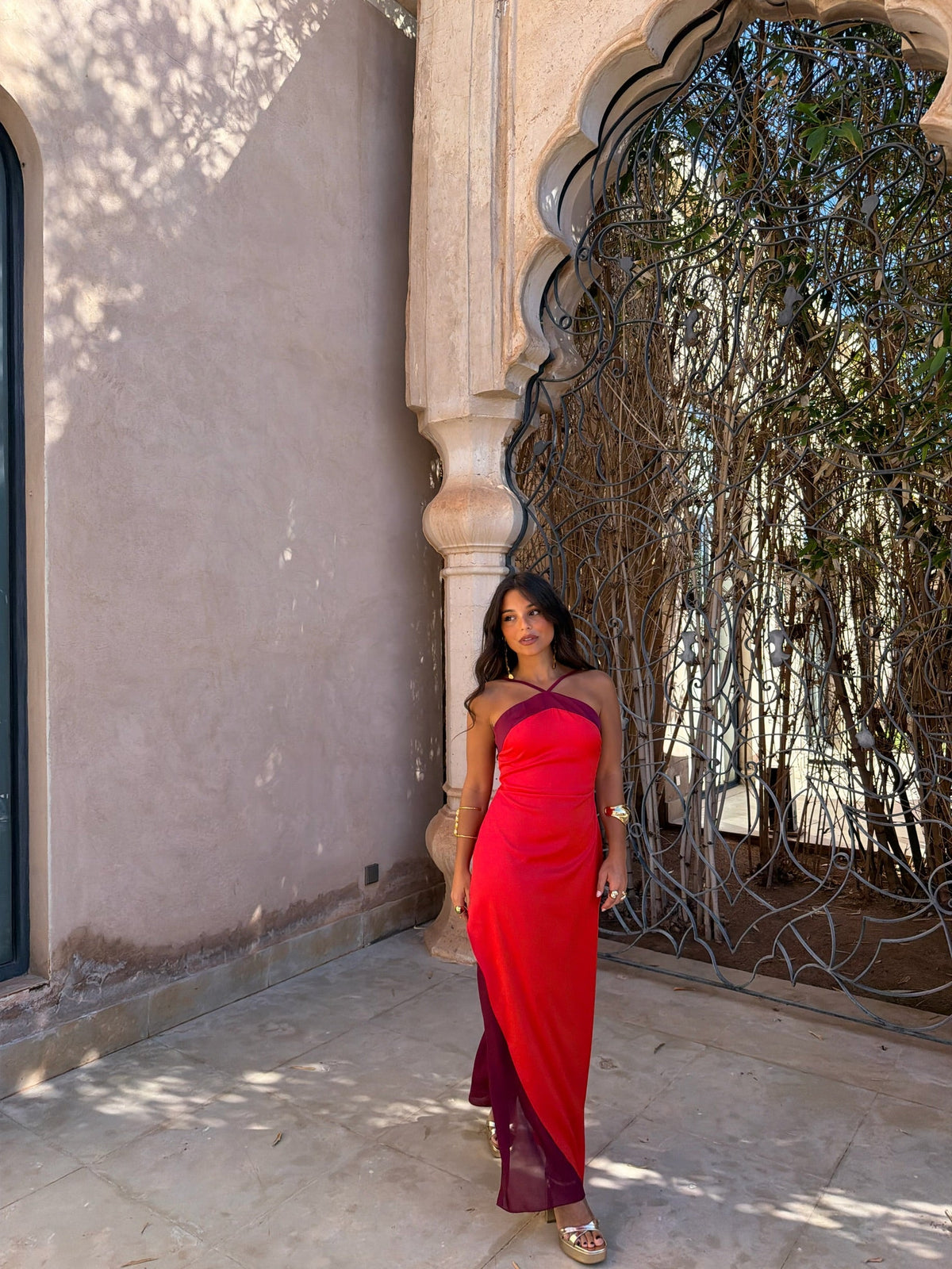 Vestido Oasis vermelho