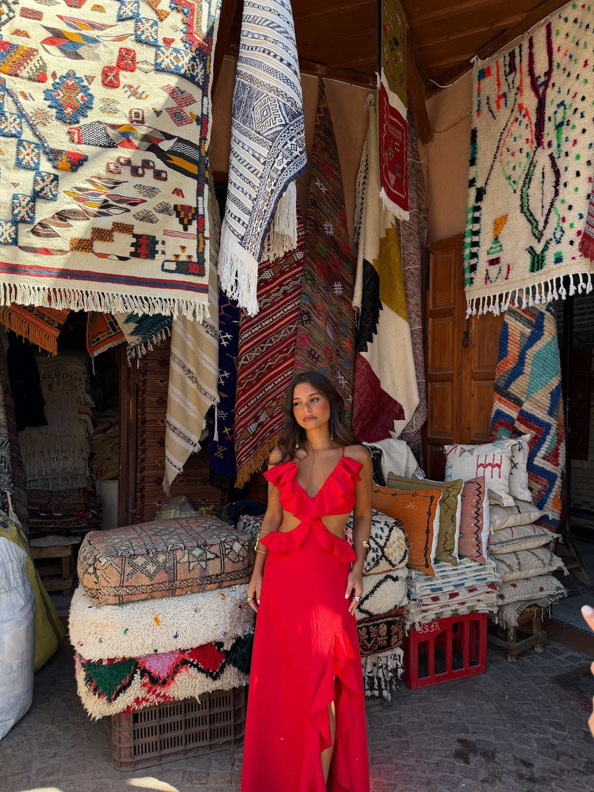 Vestido Tanger vermelho