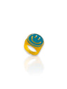 Anel Happy grande azul