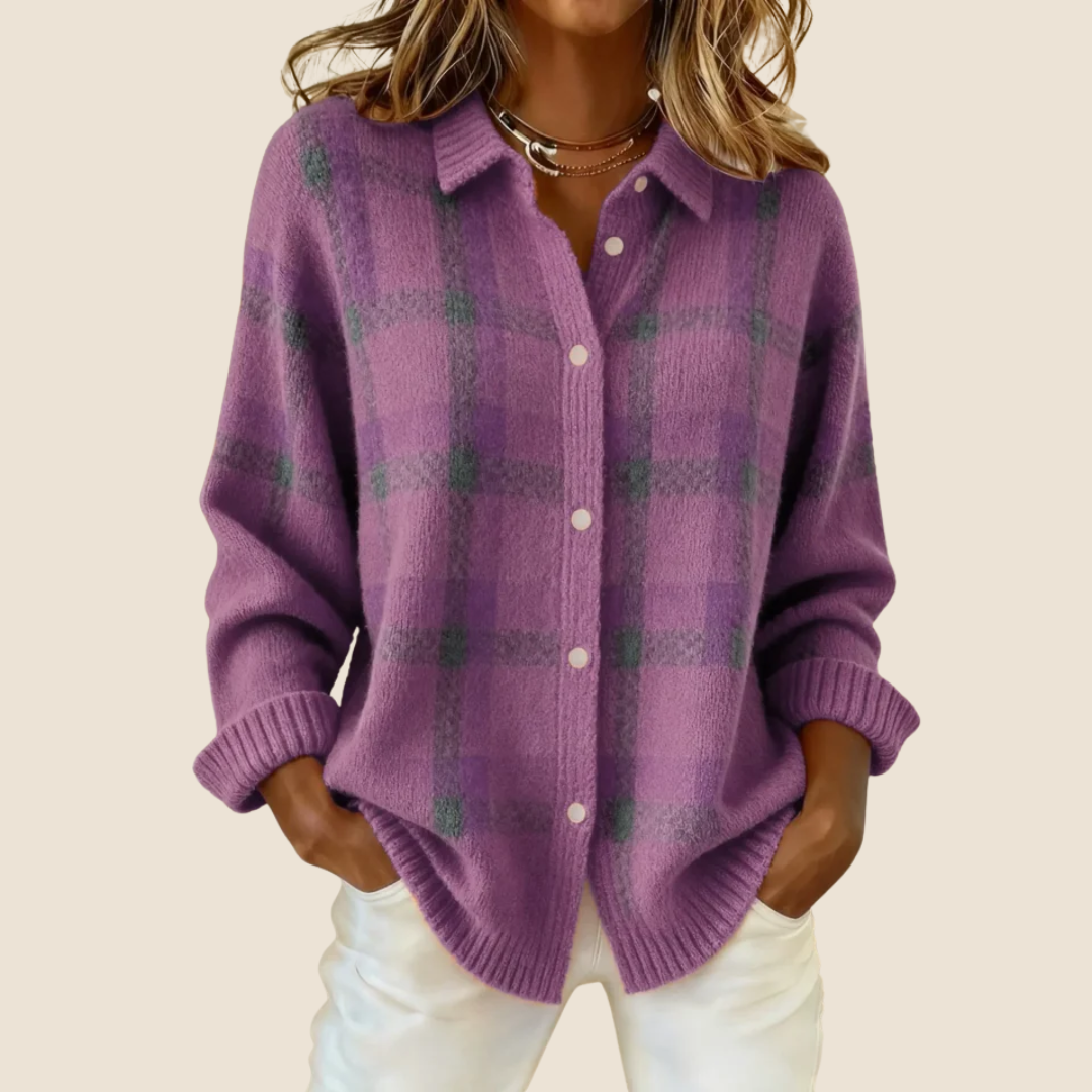 Camisola de malha macia