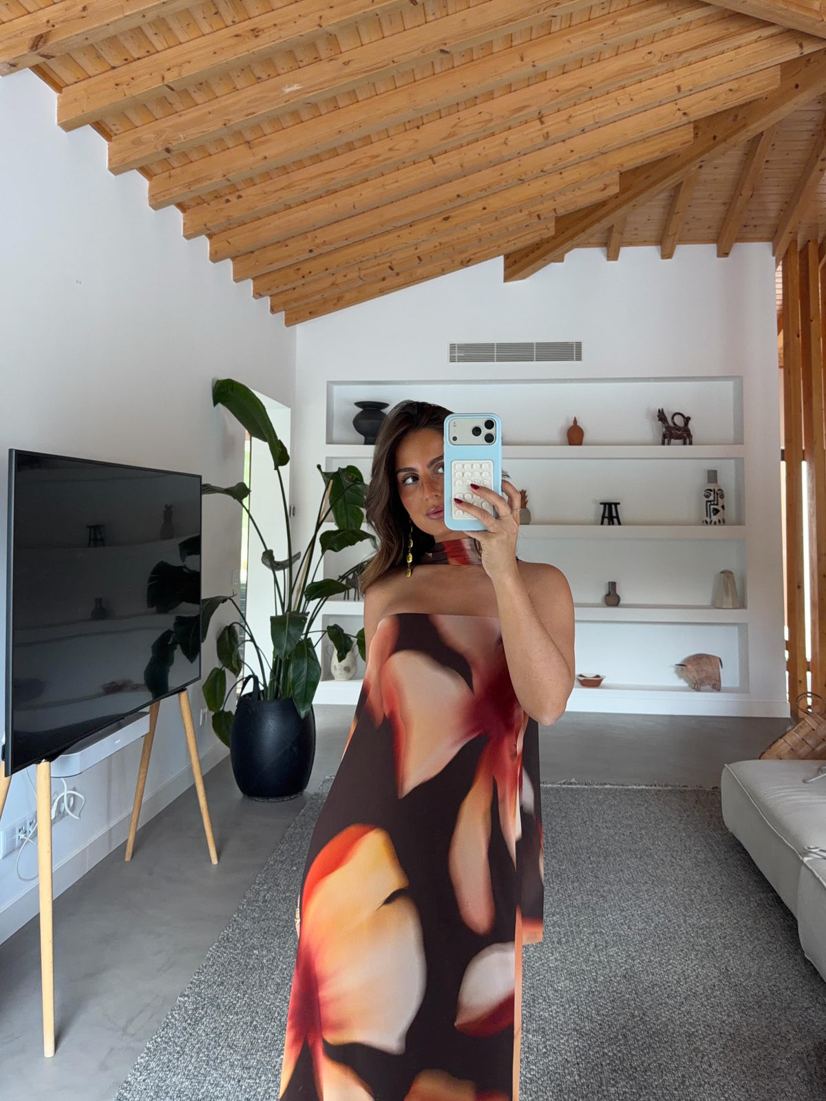 Vestido Carla castanho