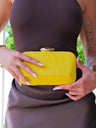 Clutch horizontal oval amarela