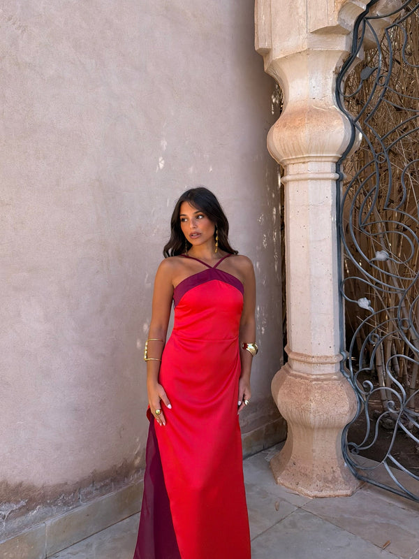 Vestido Oasis vermelho