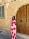 Vestido Carmen cor-de-rosa