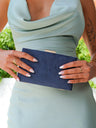 Clutch horizontal azul-marinho
