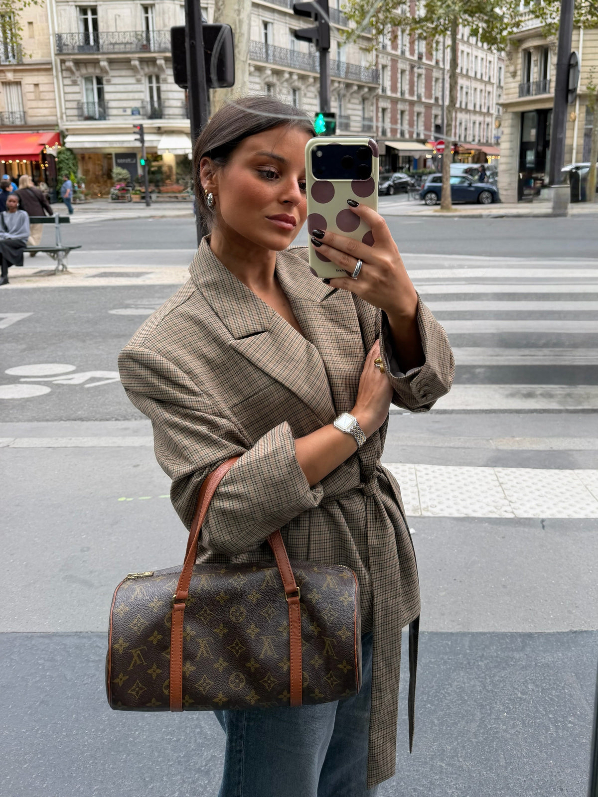 Blazer xadrez Ella
