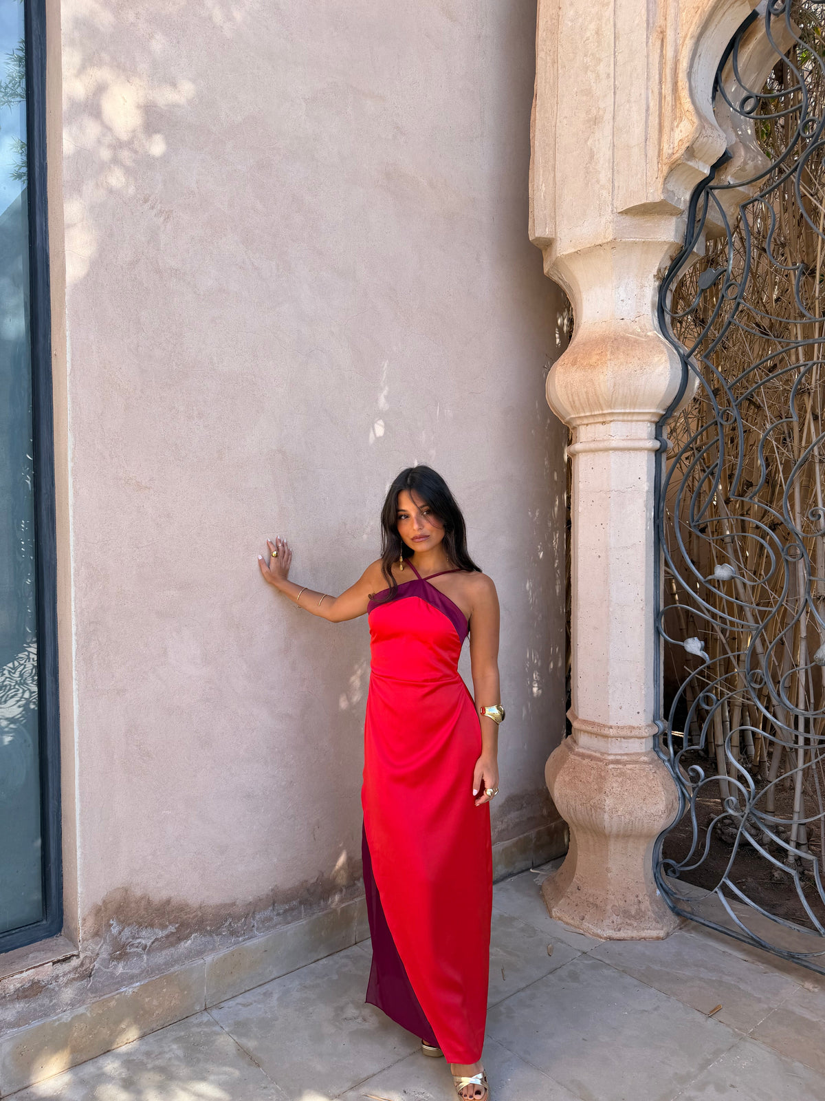 Vestido Oasis vermelho