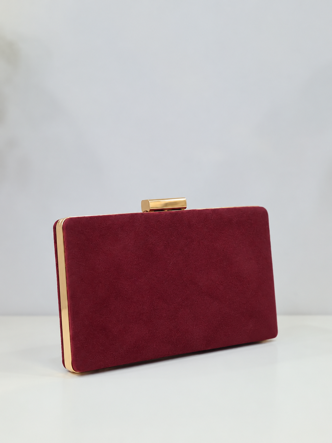 Clutch horizontal cor de bordô