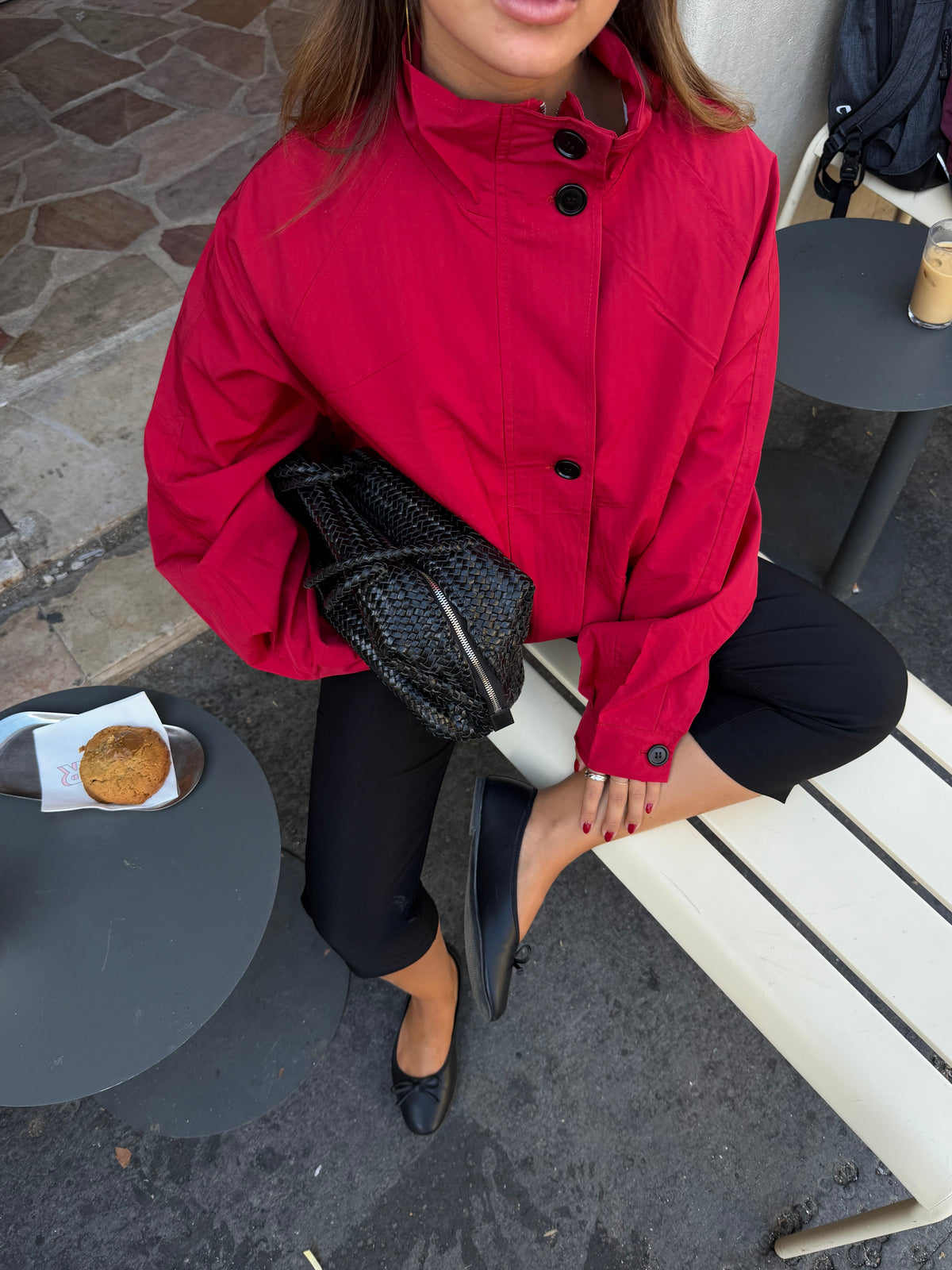 Jaqueta Livy em vermelho