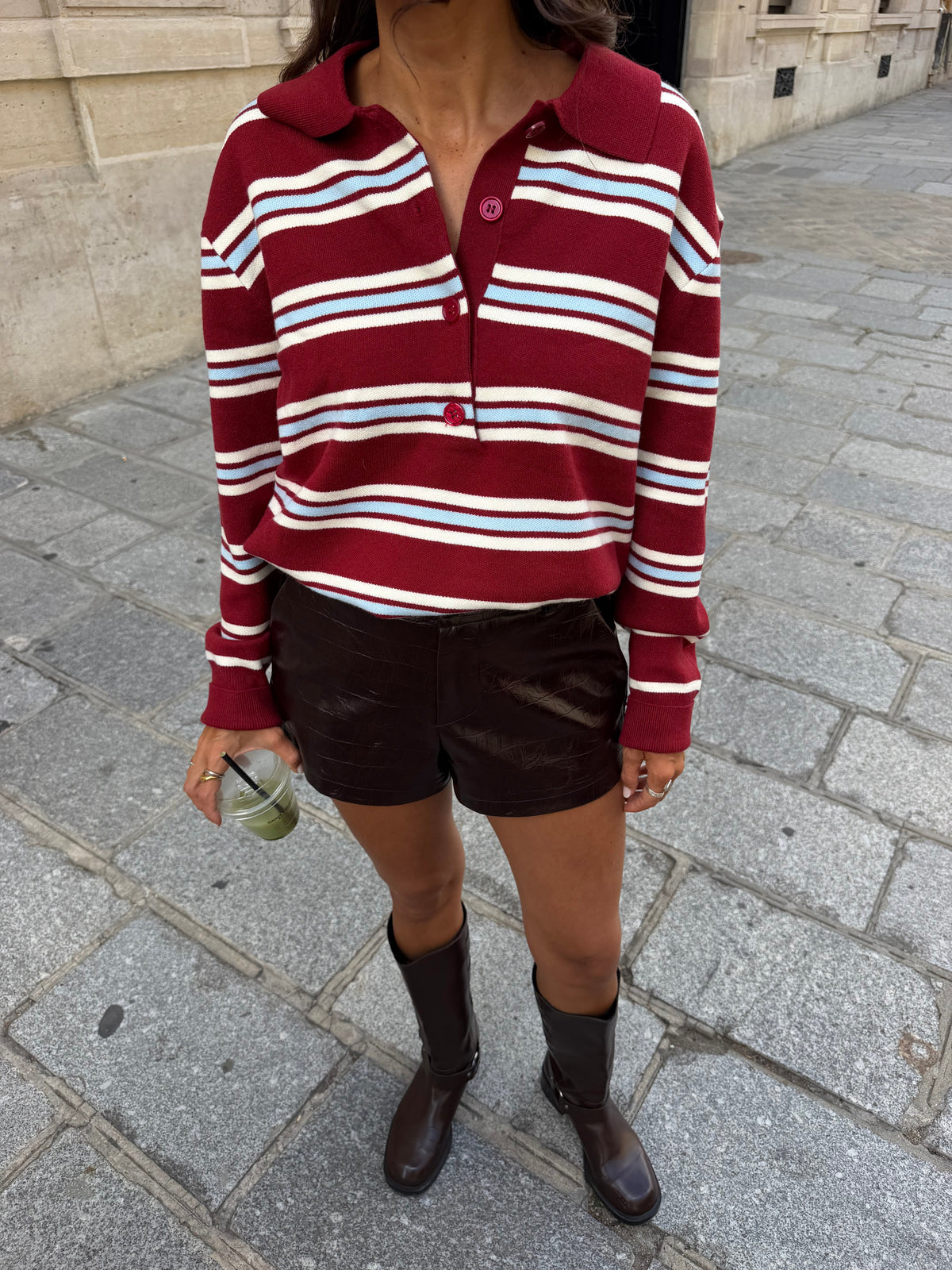 Polo Bisou vermelha