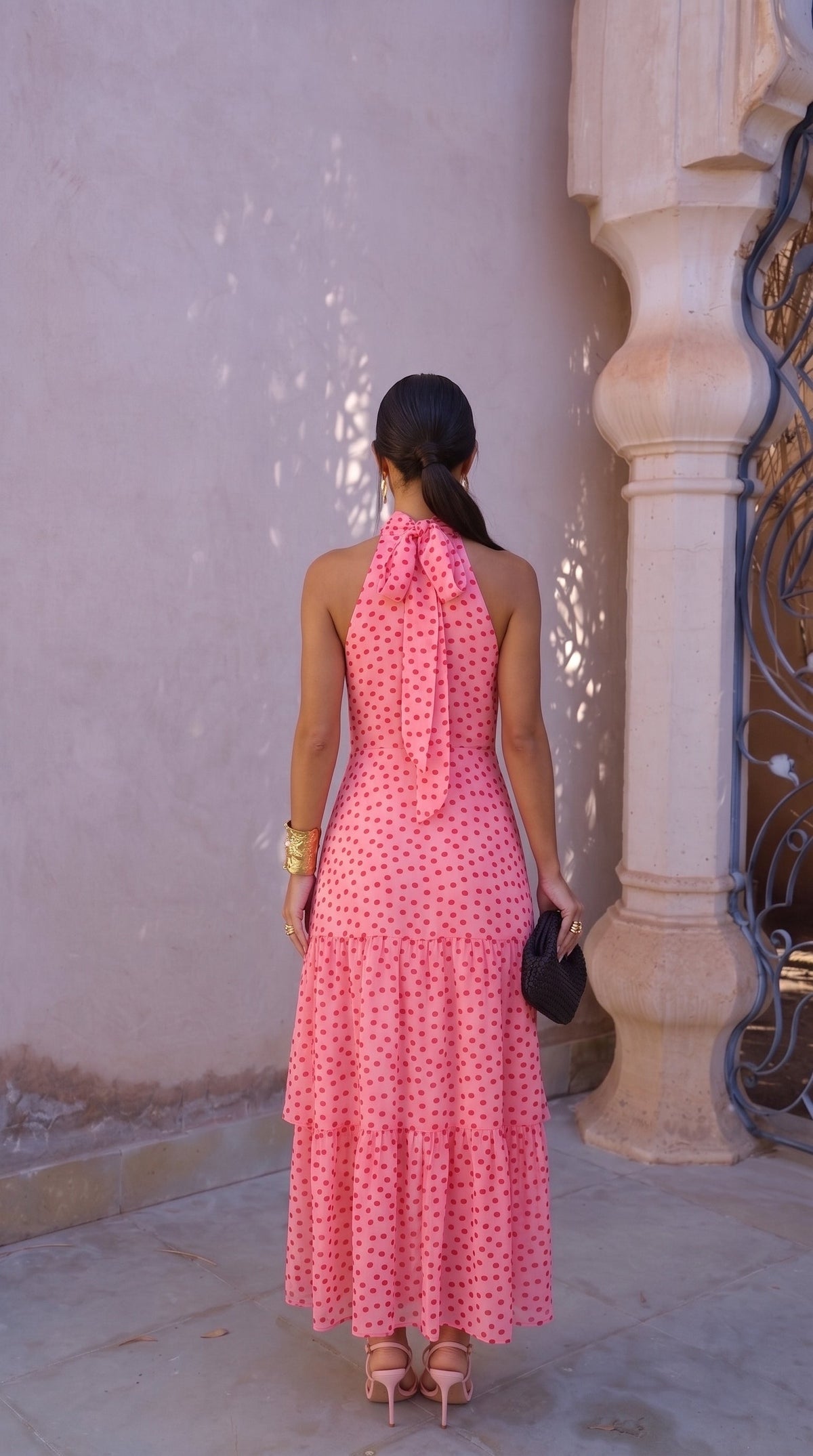 Vestido Romeu cor-de-rosa
