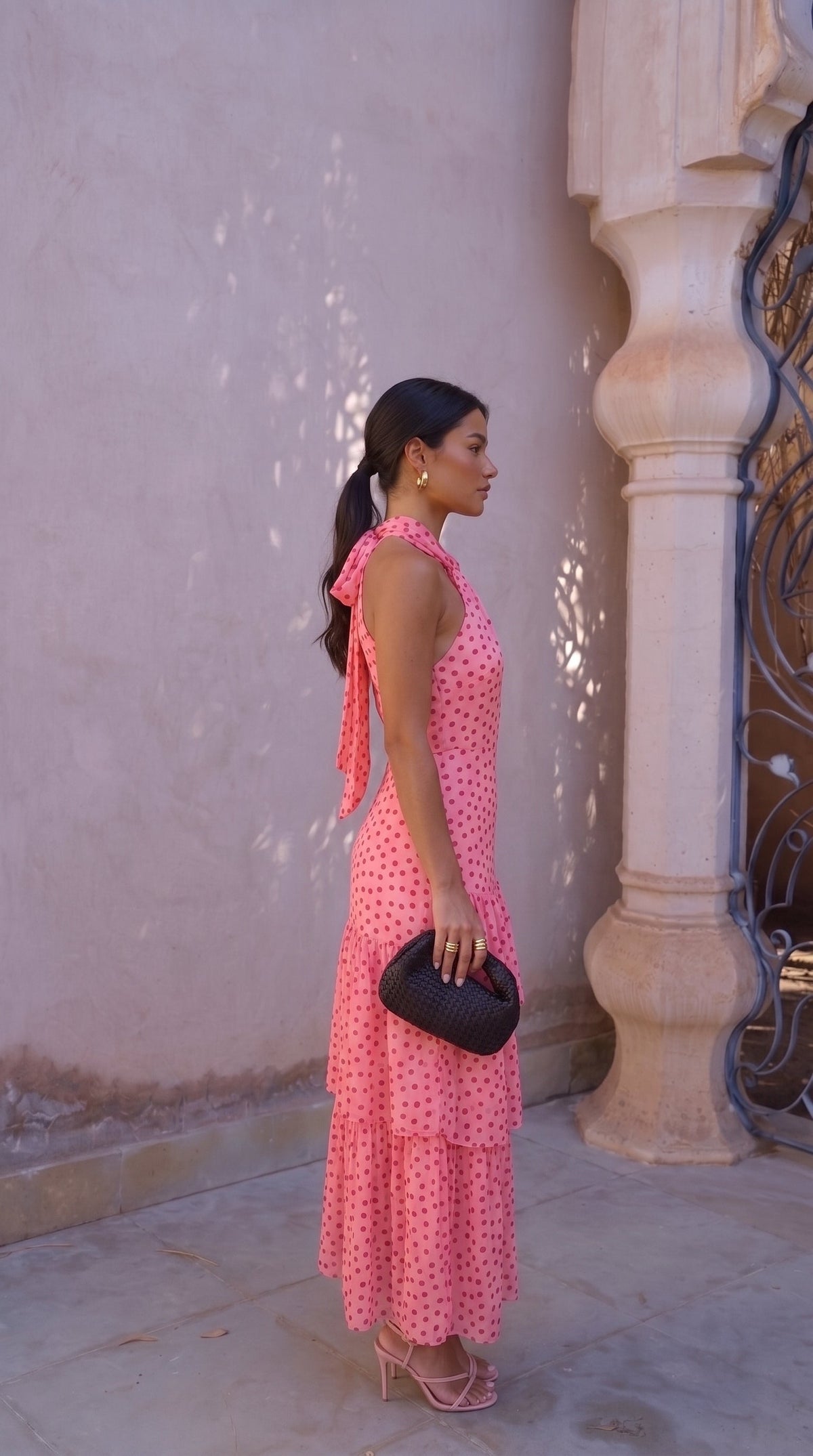 Vestido Romeu cor-de-rosa