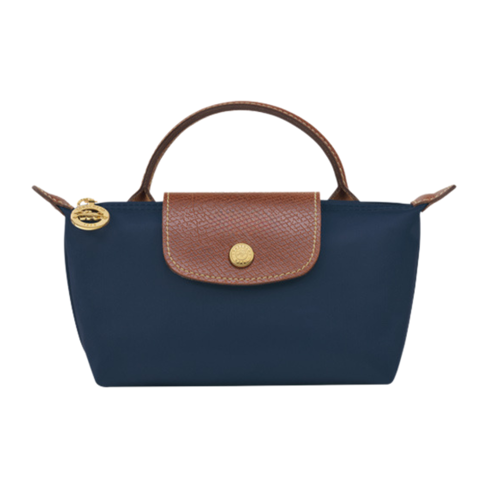 Mini mala Élan azul-marinho com alça