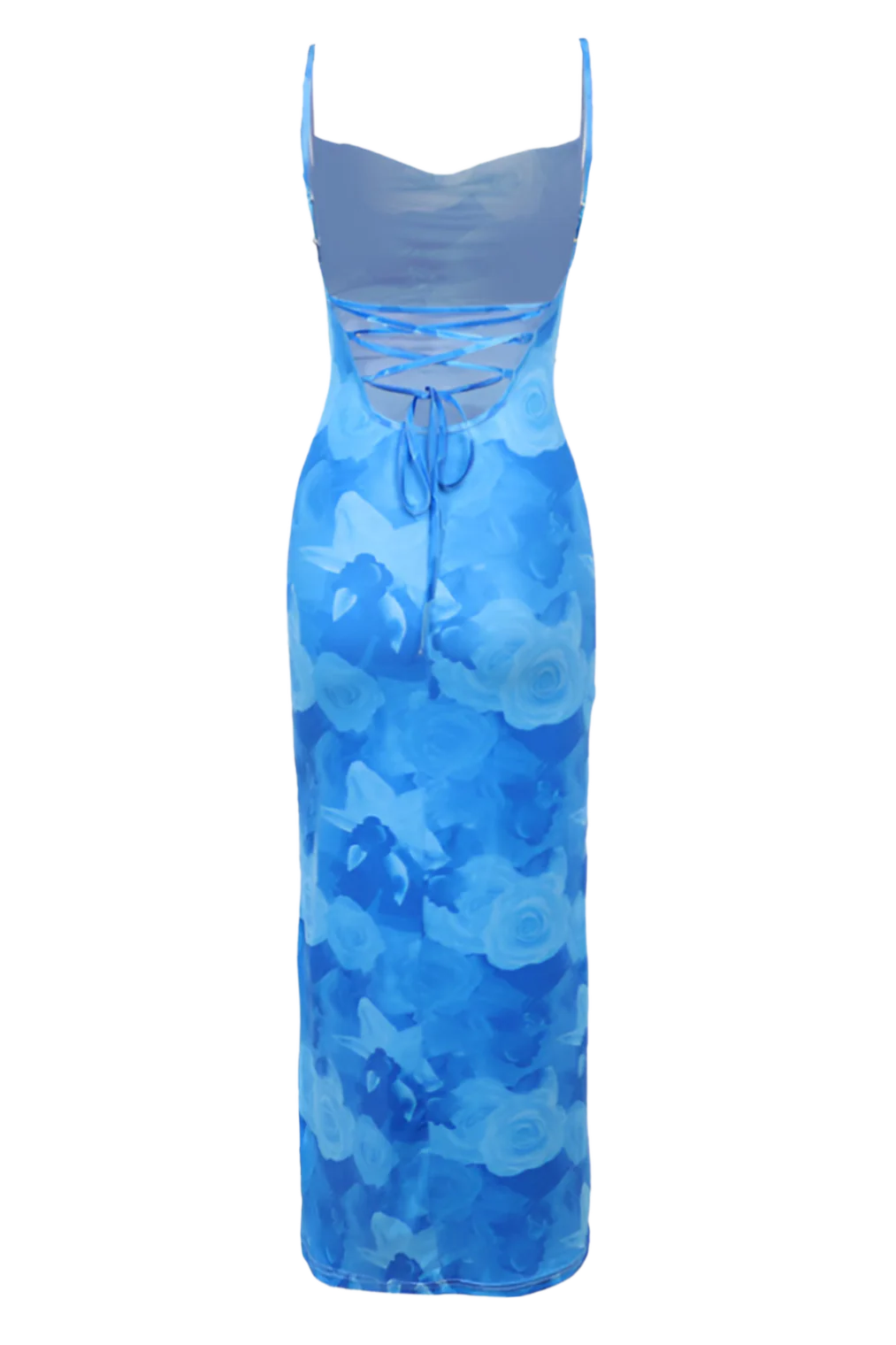 Vestido comprido Leah estampado