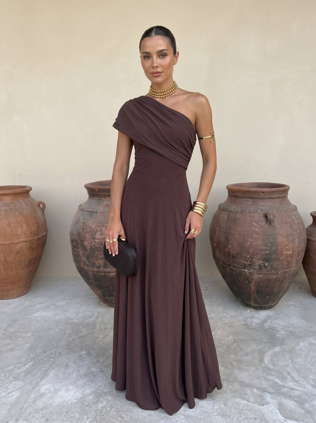Vestido Irene de malha sem alças