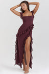 Vestido Alicia com folhos