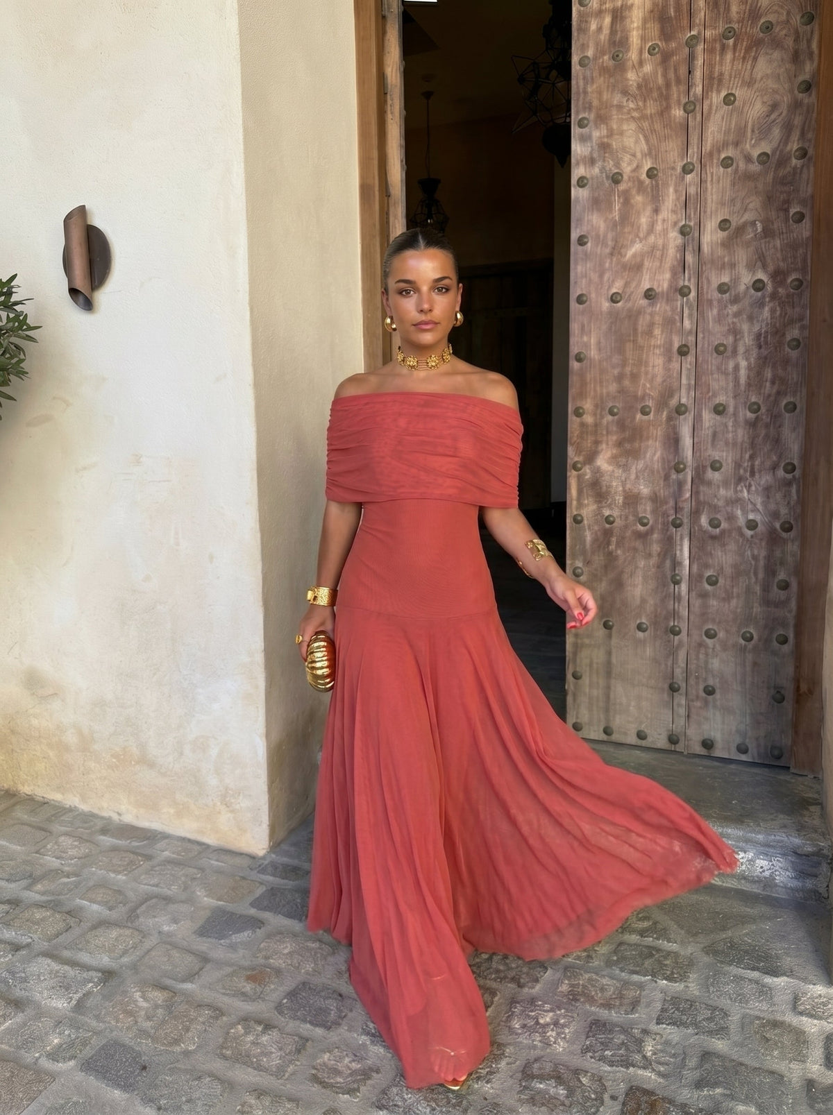 Vestido Irene de malha sem alças