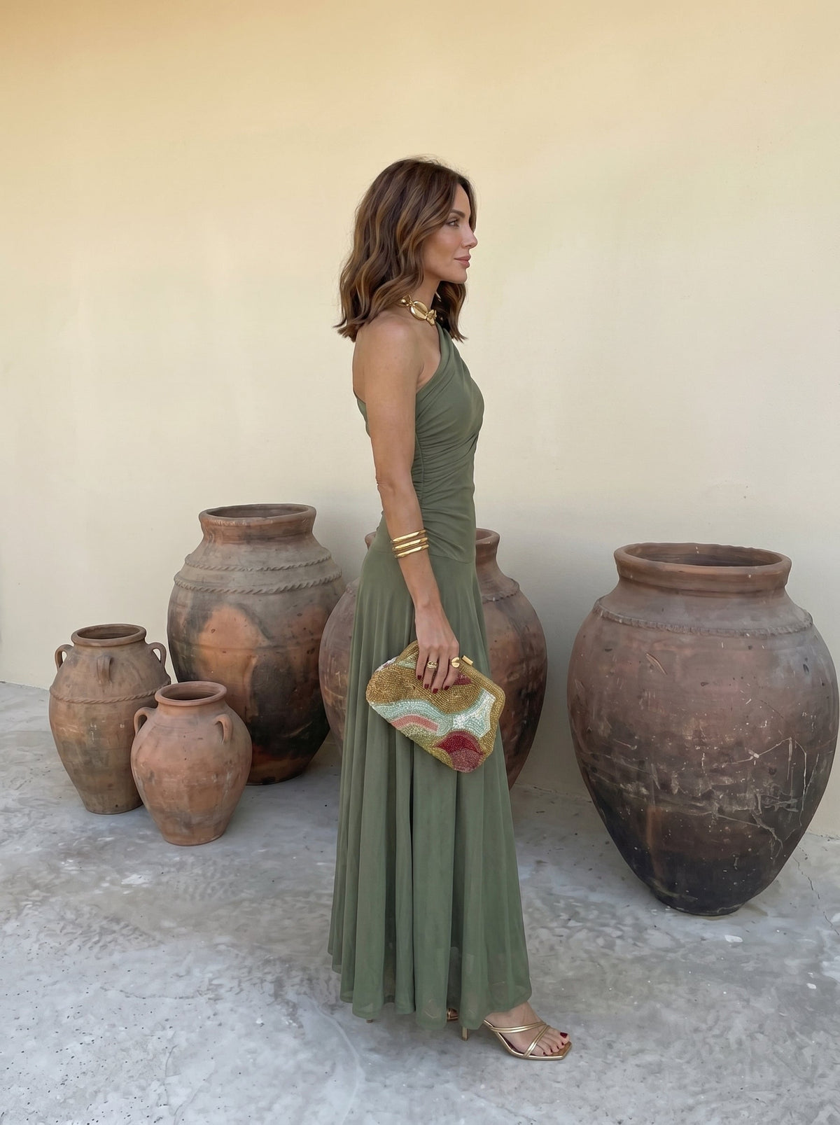 Vestido Irene de malha sem alças