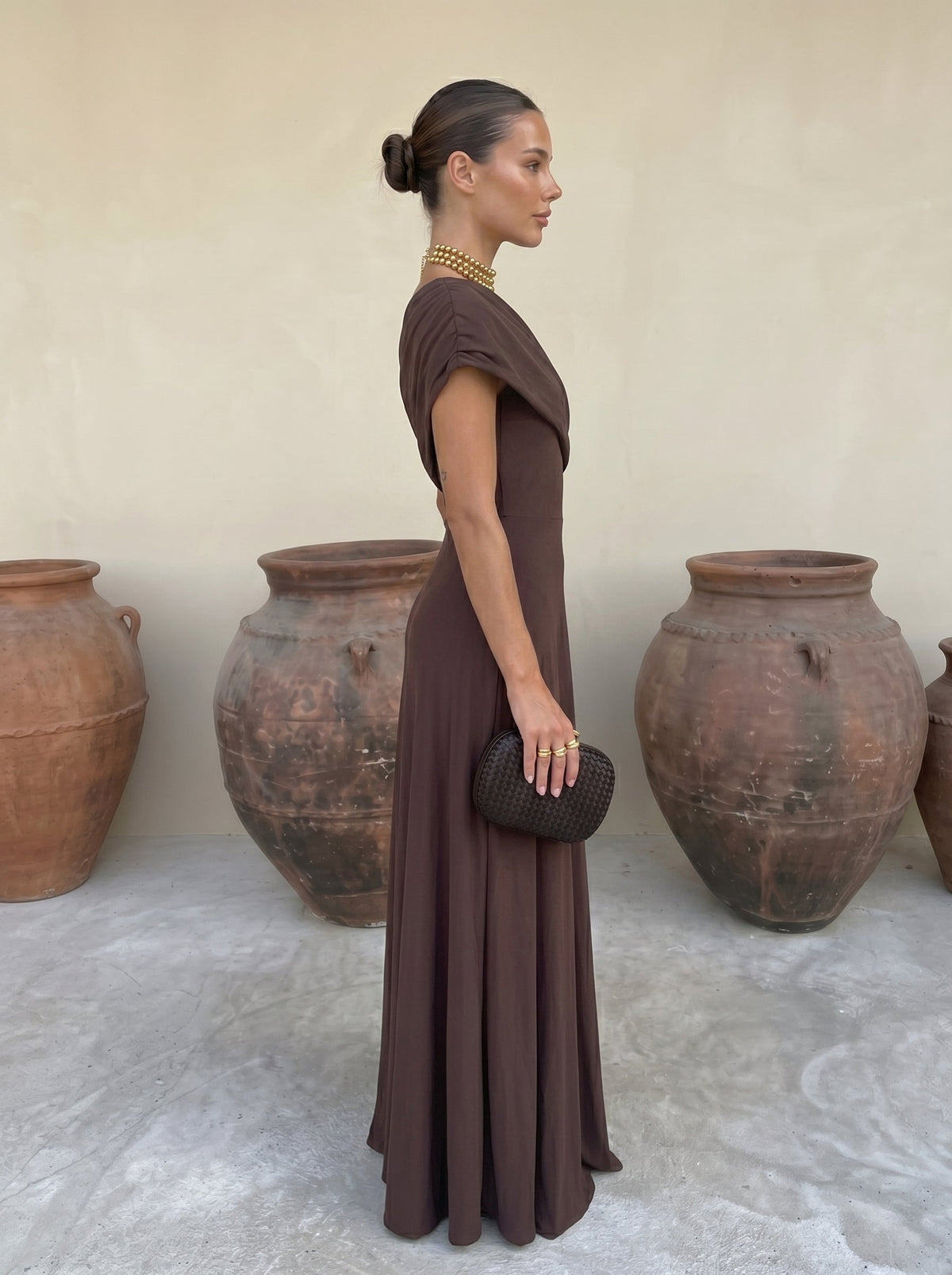 Vestido Irene de malha sem alças